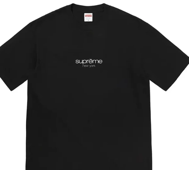 Black S XL White Classic M Logo and L Tee 22SS 0528